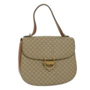 Pre-owned Canvas handbags Celine Vintage , Beige , Dames