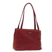 Pre-owned Nylon handbags Prada Vintage , Red , Dames