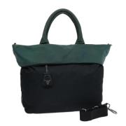 Pre-owned Nylon totes Prada Vintage , Green , Dames