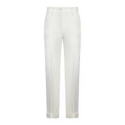 Crème Broek Elegante Stijl P.a.r.o.s.h. , Beige , Dames