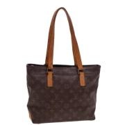 Pre-owned Canvas totes Louis Vuitton Vintage , Brown , Dames