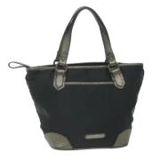 Pre-owned Nylon handbags Burberry Vintage , Black , Dames