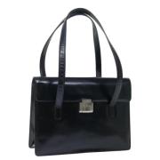 Pre-owned Leather gucci-bags Gucci Vintage , Black , Dames