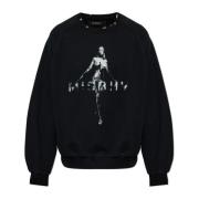 Gedrukte sweatshirt Misbhv , Black , Heren