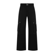 Zwarte Broek Verhoog Stijl Comfort Jacquemus , Black , Heren