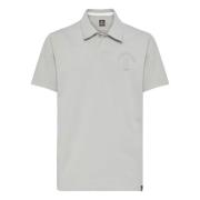 Poloshirt van katoenmix Boggi Milano , Gray , Heren