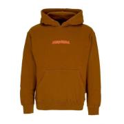 Bruine Melt Hoodie met Kangoeroezak Propaganda , Brown , Heren