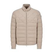 Korte Donsjas Beige Moncler , Beige , Heren