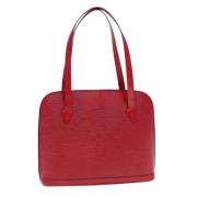 Pre-owned Leather louis-vuitton-bags Louis Vuitton Vintage , Red , Dam...