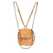 Pre-owned Leather backpacks Chloé Pre-owned , Beige , Dames