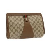 Pre-owned Canvas gucci-bags Gucci Vintage , Beige , Dames