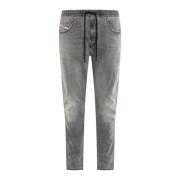 D-Strukt Jogg Heren Jeans Diesel , Gray , Heren