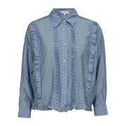 Matildacc Dot Blouse Lichtblauw Co'Couture , Blue , Dames