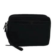 Pre-owned Nylon clutches Gucci Vintage , Black , Dames