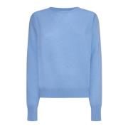 Heldere Blauwe Sweatercollectie Kaos , Blue , Dames