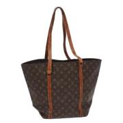 Pre-owned Canvas totes Louis Vuitton Vintage , Brown , Dames