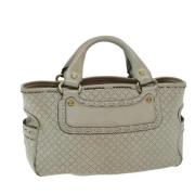 Pre-owned Leather handbags Celine Vintage , Beige , Dames