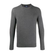 Grijze Sweatshirt Aw24 Drumohr , Gray , Heren