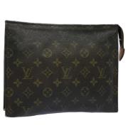 Pre-owned Canvas pouches Louis Vuitton Vintage , Brown , Dames