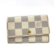 Pre-owned Canvas key-holders Louis Vuitton Vintage , Beige , Unisex