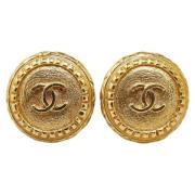 Pre-owned Metal chanel-jewelry Chanel Vintage , Yellow , Dames