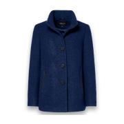 Janna Stijlvolle Jas Milo Coats , Blue , Dames