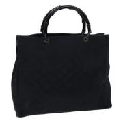 Pre-owned Nylon handbags Gucci Vintage , Black , Dames