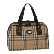 Pre-owned Canvas travel-bags Burberry Vintage , Beige , Dames