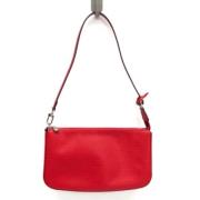 Pre-owned Leather louis-vuitton-bags Louis Vuitton Vintage , Red , Dam...