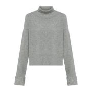 Wollen Turtleneck Fabiana Filippi , Gray , Dames