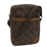 Pre-owned Canvas louis-vuitton-bags Louis Vuitton Vintage , Brown , Da...