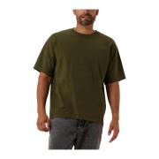 Heren Polo T-shirt Fizvalley Groen American Vintage , Green , Heren