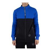 Blauwe Zip Sweater - Argeles Cerruti 1881 , Blue , Heren