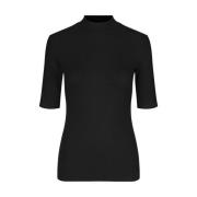 Krown T-Shirt Modström , Black , Dames