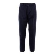 Elegante Katoenen Chino Broek Blauw Zomer Liu Jo , Blue , Heren