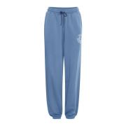 Relaxed Fit Sweatpants Moonlight Blue Ball , Blue , Dames