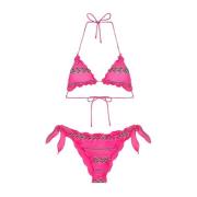 Bikini Triangolo E Slip Nodi Regolabile Frou Frou Ethos F**k , Pink , ...