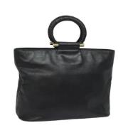 Pre-owned Leather handbags Celine Vintage , Black , Dames