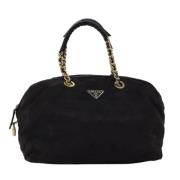 Pre-owned Nylon handbags Prada Vintage , Black , Dames