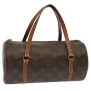 Pre-owned Canvas handbags Louis Vuitton Vintage , Brown , Dames