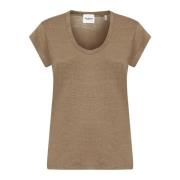 Stijlvolle T-shirts en Polos Isabel Marant Étoile , Brown , Dames