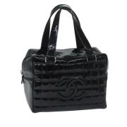 Pre-owned Leather handbags Chanel Vintage , Black , Dames