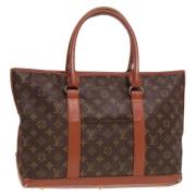 Pre-owned Canvas totes Louis Vuitton Vintage , Brown , Dames