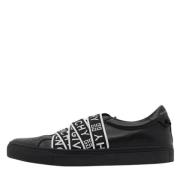 Pre-owned Leather sneakers Givenchy Pre-owned , Black , Heren