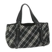 Pre-owned Canvas handbags Burberry Vintage , Black , Dames