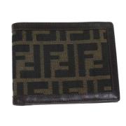 Pre-owned Canvas wallets Fendi Vintage , Black , Unisex