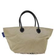 Pre-owned Nylon handbags Burberry Vintage , Beige , Dames