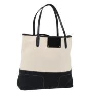 Pre-owned Canvas handbags Burberry Vintage , White , Dames