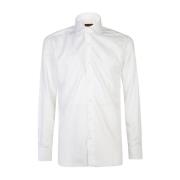 Witte Shirts voor Mannen Aw24 Barba , White , Heren