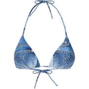 Stijlvolle Bikini Top Chiara Ferragni Collection , Blue , Dames